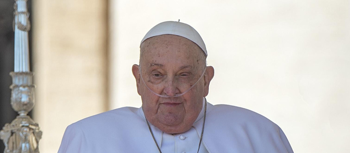 Papa Francisco el pasado domingo
