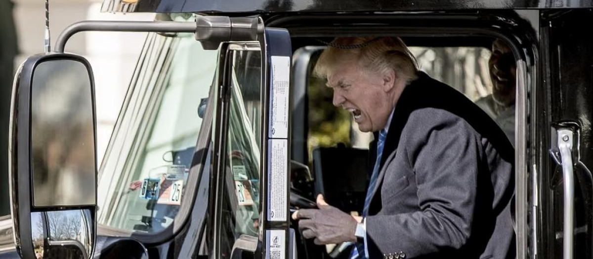Trump durante la reciente campaña presidencial