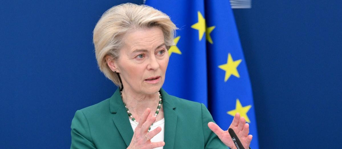 La presidenta de la Comisión Europea, Ursula von der Leyen