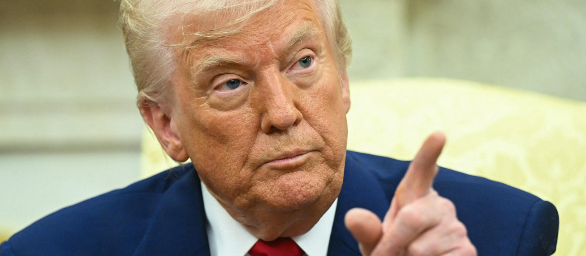 El presidente de Estados Unidos, Donald Trump, en el Despacho Oval