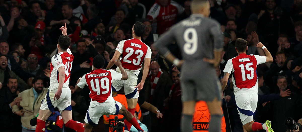 El Arsenal arrasa al Real Madrid con un 3-0 en el Emirates y obliga a los blancos a una remontada histórica