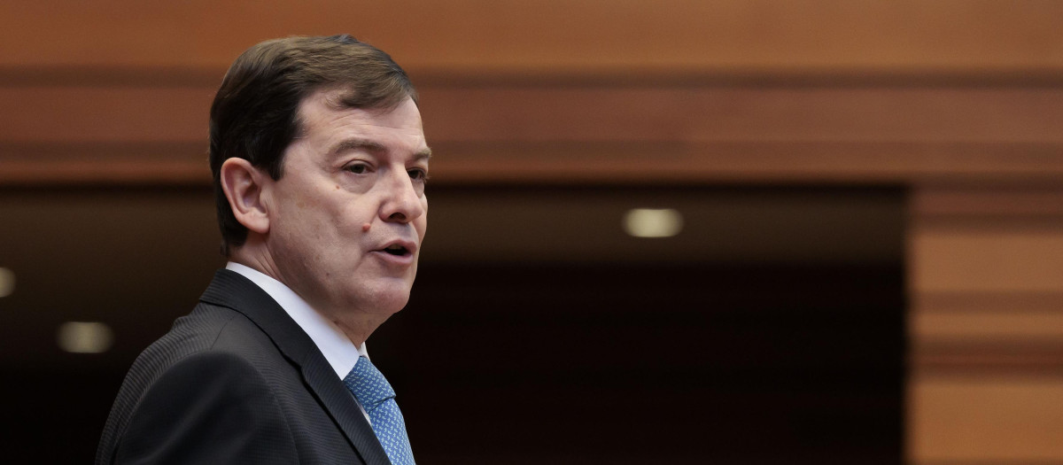 El presidente de la Junta de Castilla y León, Alfonso Fernández Mañueco