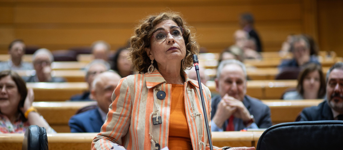 La vicepresidenta primera del Gobierno, María Jesús Montero