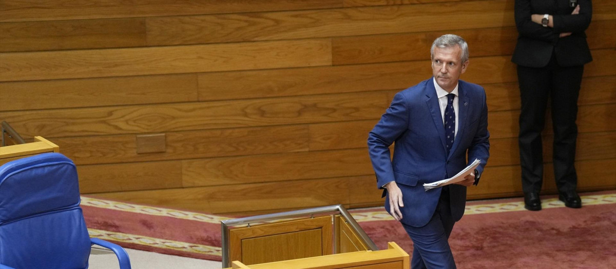 El presidente de la Xunta de Galicia, Alfonso Rueda