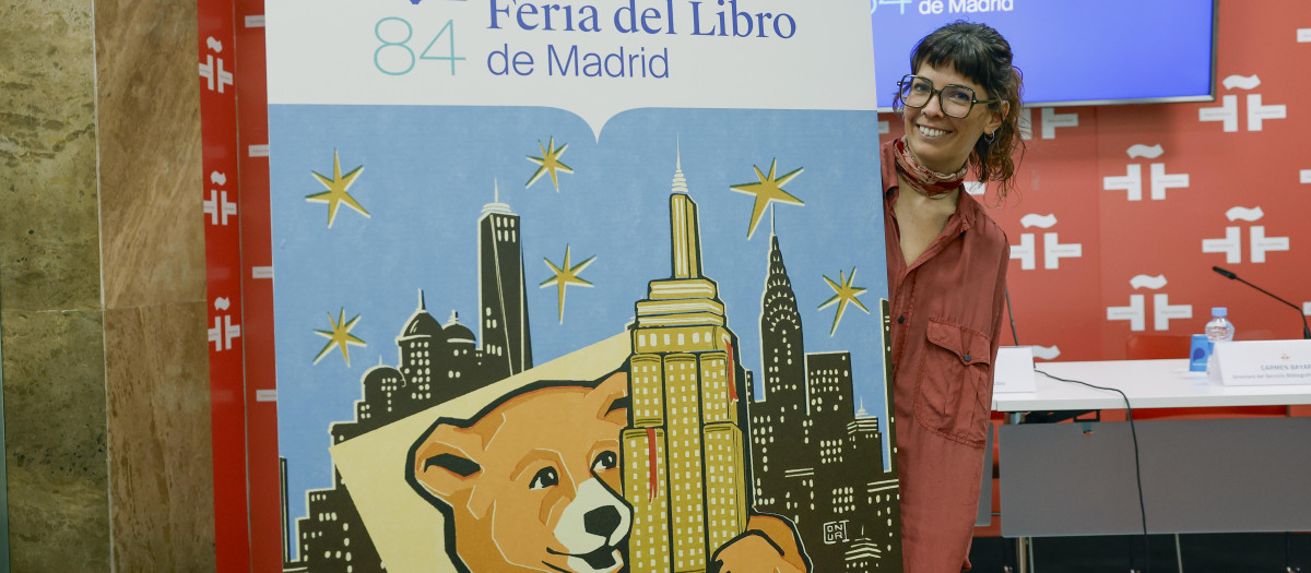 Presentación del cartel de la 84.ª Feria del Libro de Madrid.
