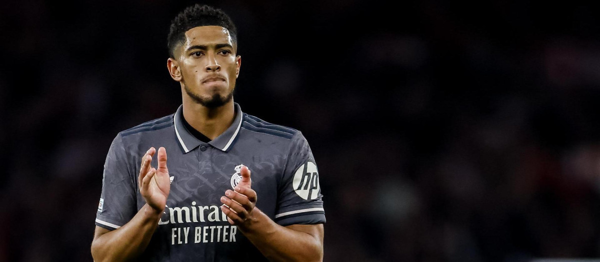 Jude Bellingham, en el partido en el Emirates ante el Arsenal