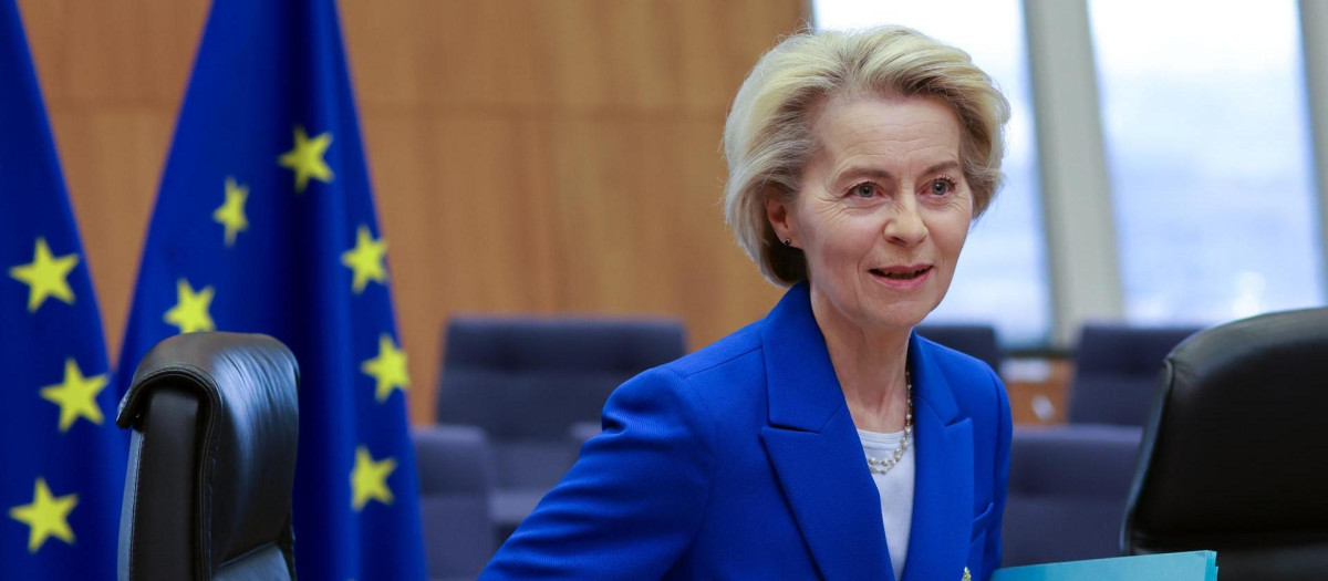 Ursula von der Leyen, este miércoles en Bruselas
