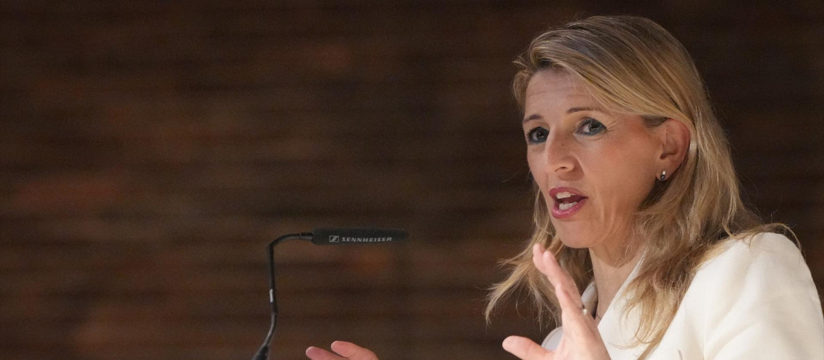 La vicepresidenta segunda y ministra de Trabajo y Economía Social, Yolanda Díaz.