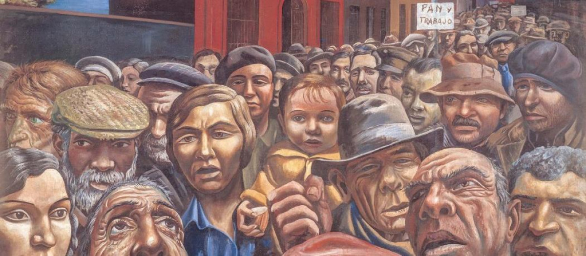 'Manifestación' (1934) de Antonio Berni