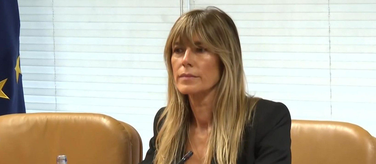 Imagen de Begoña Gómez en el Telediario 2 de este jueves