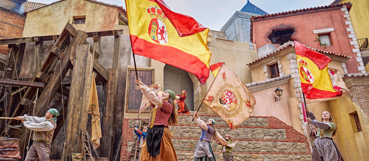 El Tambor de la Libertad, el nuevo espectáculo del parque