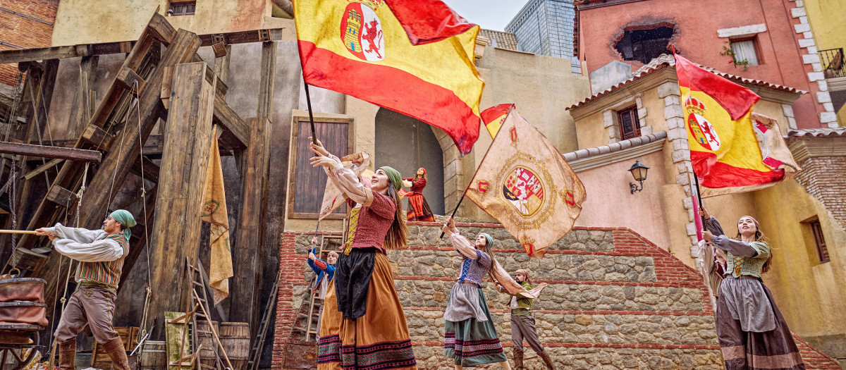 El Tambor de la Libertad, el nuevo espectáculo del parque