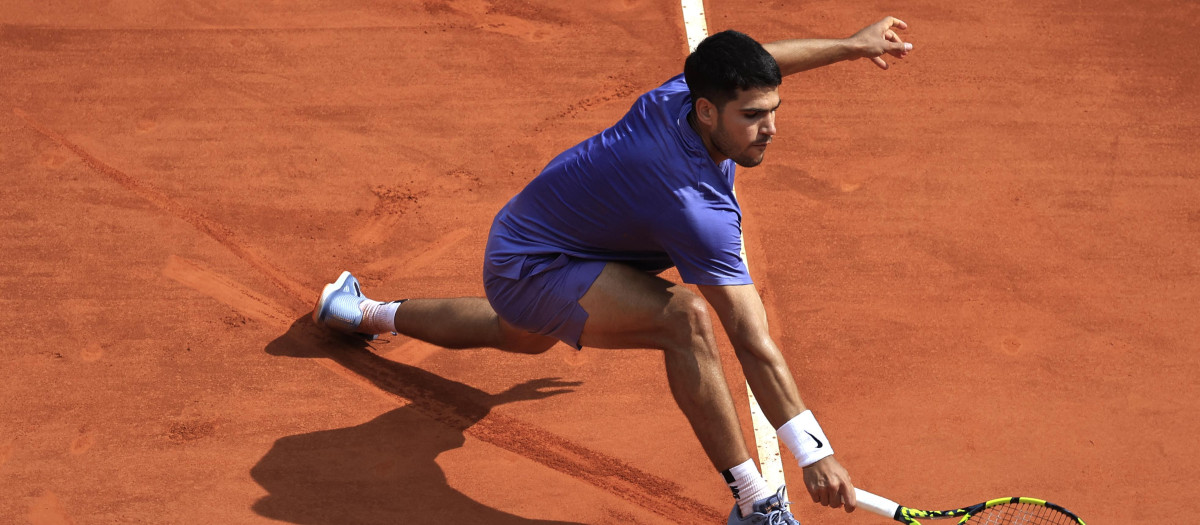 Carlos Alcaraz en el Masters 1000 de Montecarlo