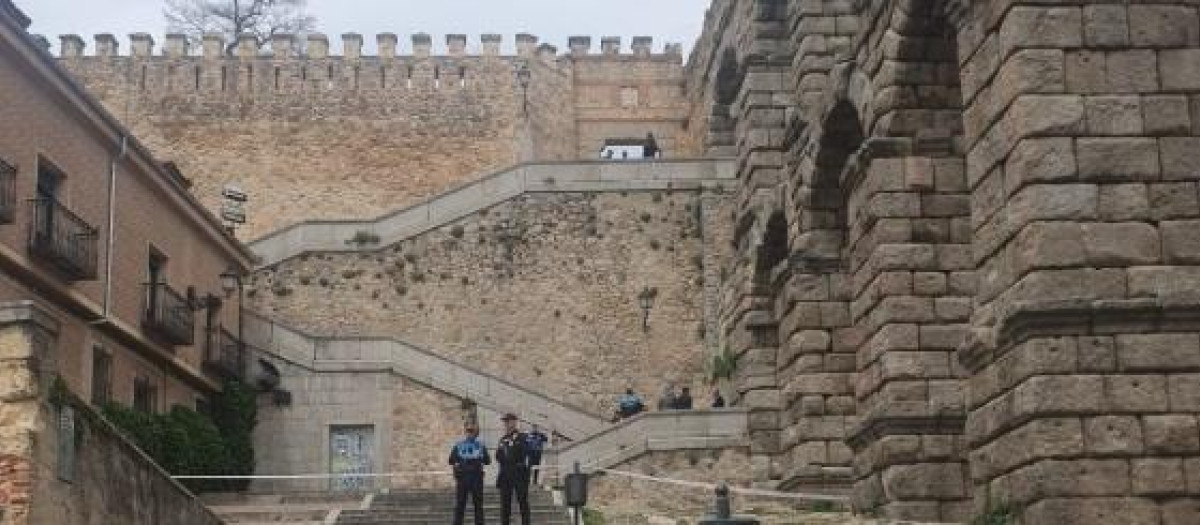 Mirador desde el que se ha precipitado el turista