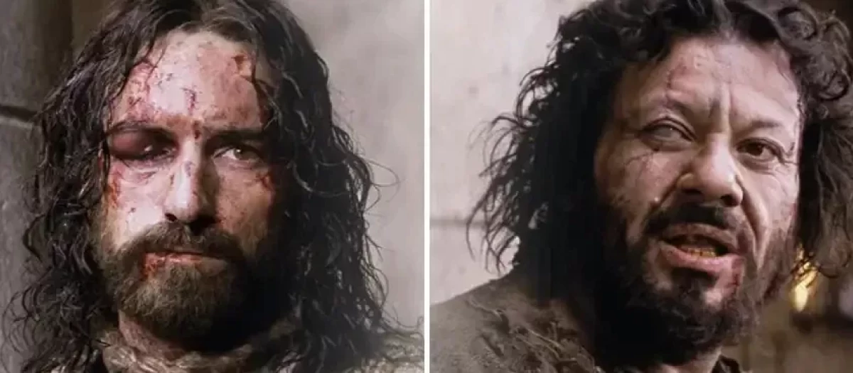 El momento que no esperaba Pietro Sarubbi (derecha) es que al mirar a Jim Caviezel (izquierda) su vida cambiaría