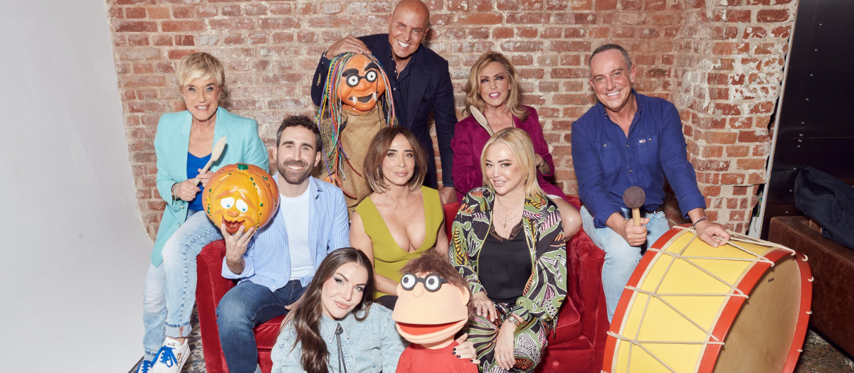 Equipo del nuevo programa La familia de la tele