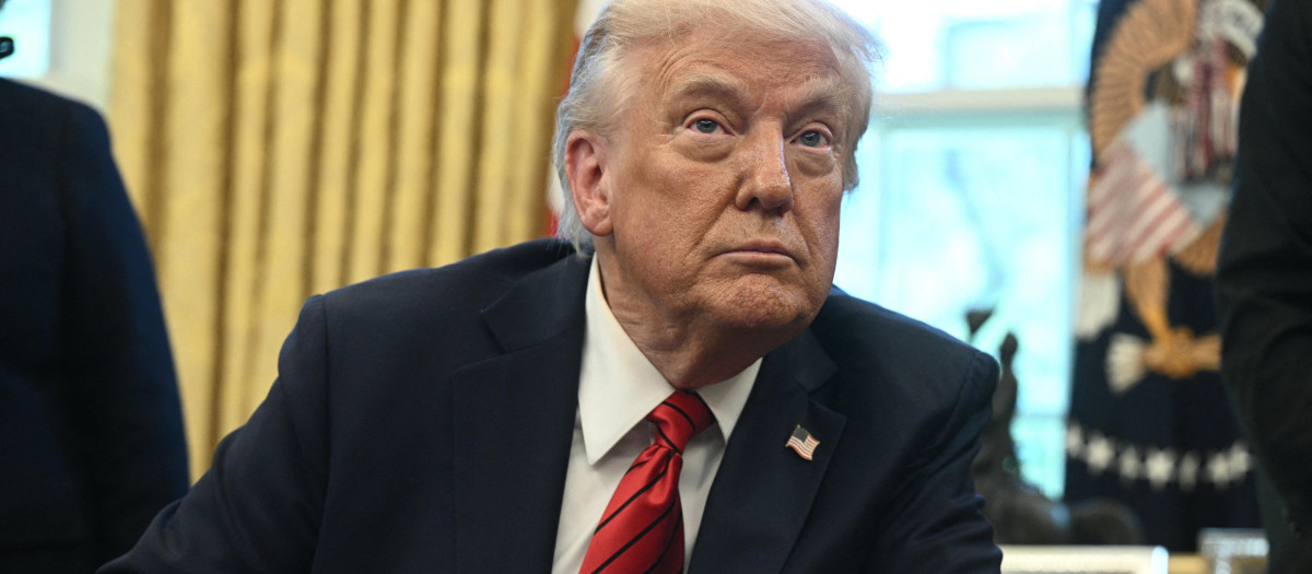El presidente de Estados Unidos, Donald Trump, en el Despacho Oval