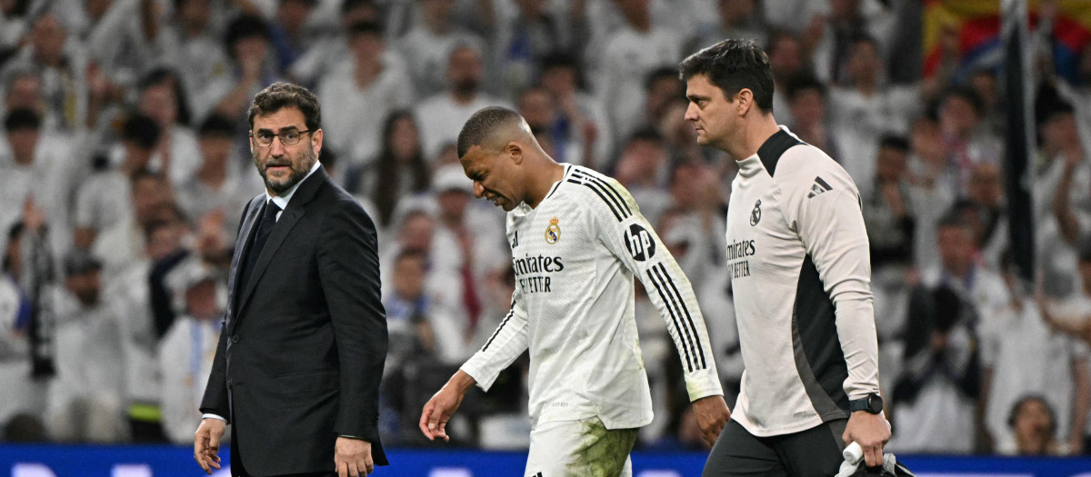 Kylian Mbappé sufre un esguince en su tobillo derecho