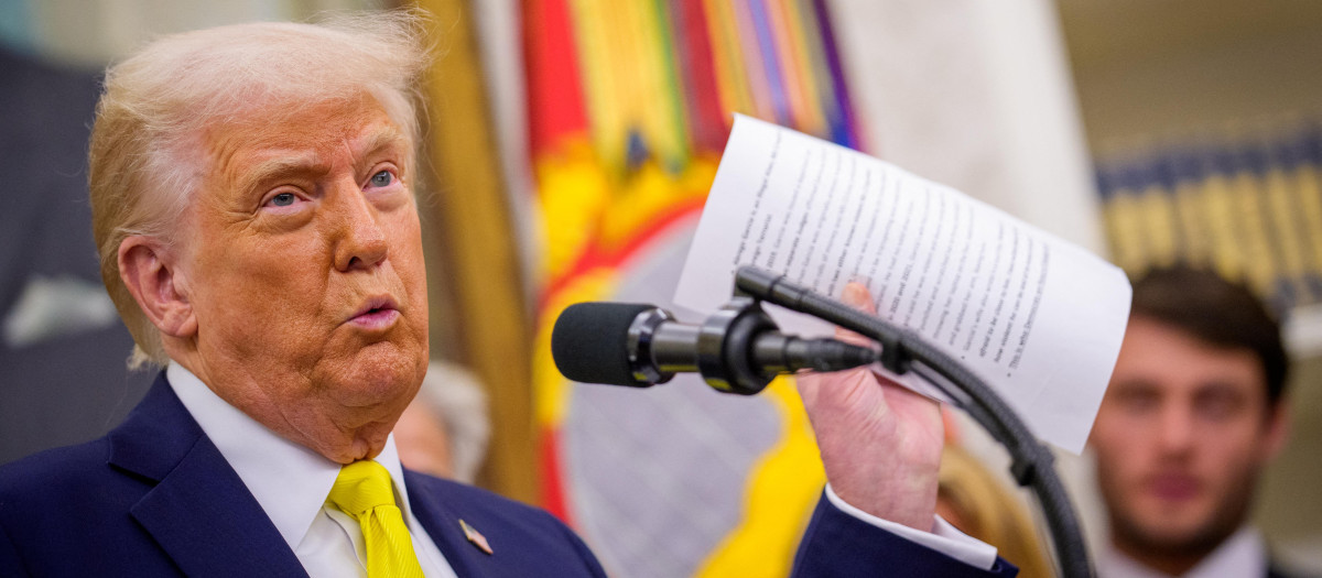 Donald Trump, presidente de los Estados Unidos