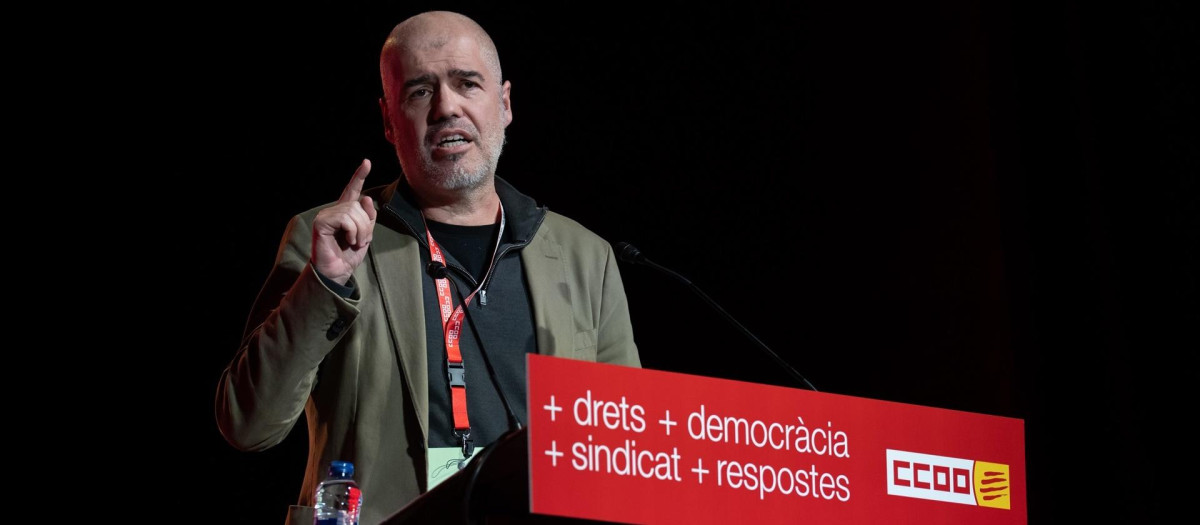 El secretario general de CCOO, Unai Sordo.