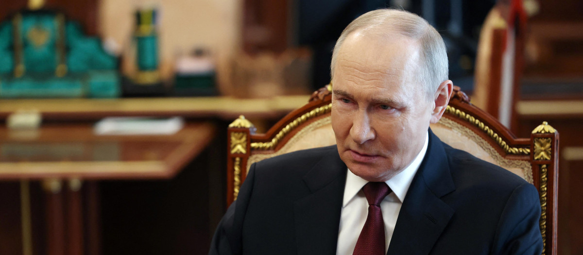 El presidente de Rusia, Vladimir Putin, en Moscú