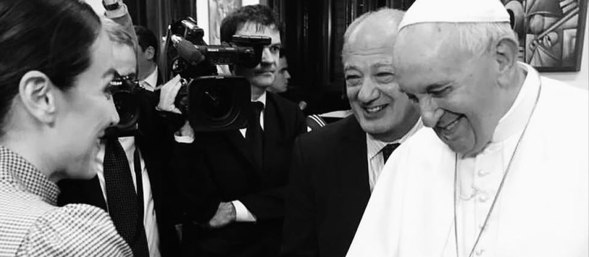 El Papa Francisco y Tamara Falcó