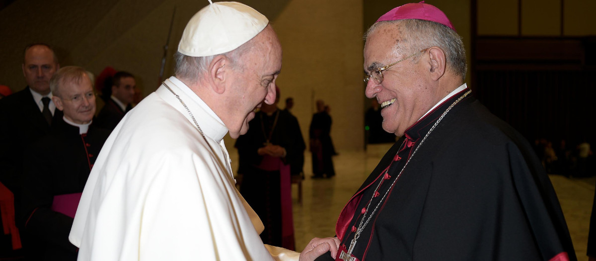 El Papa Francisco y el obispo de Córdoba, Demetrio Fernández
