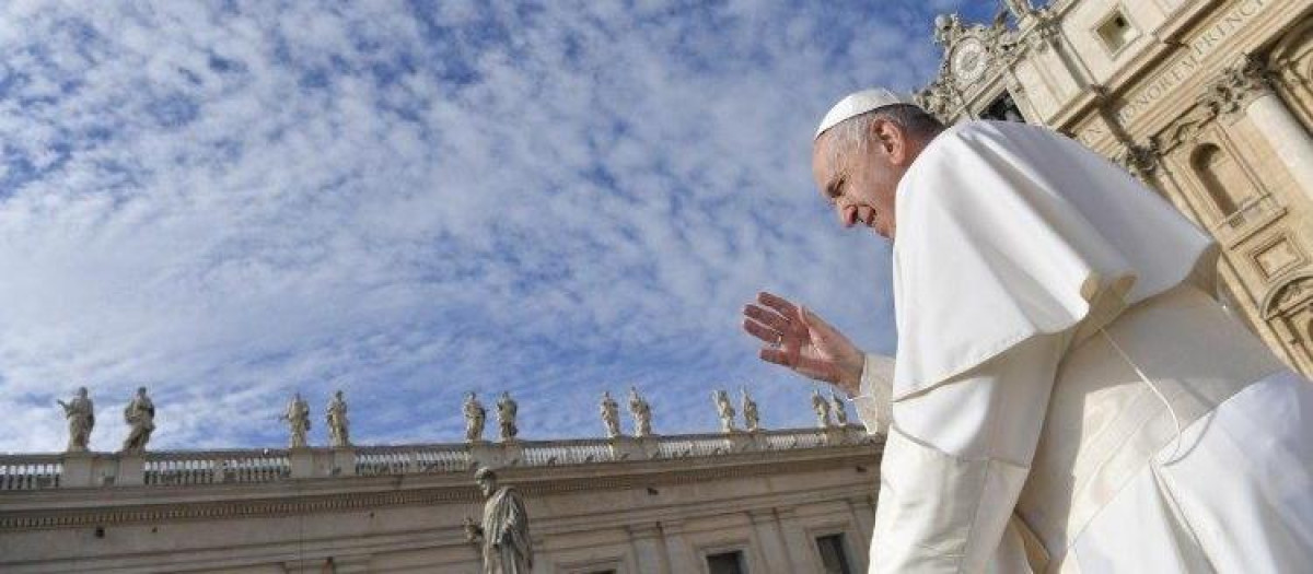 El Papa Francisco, en la plaza de San Pedro