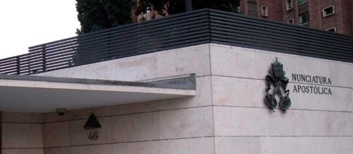 La sede de la nunciatura apostólica en Madrid
