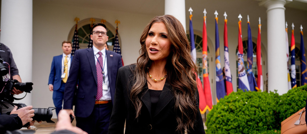 Kristi Noem, secretaria de seguridad nacional de EE.UU.