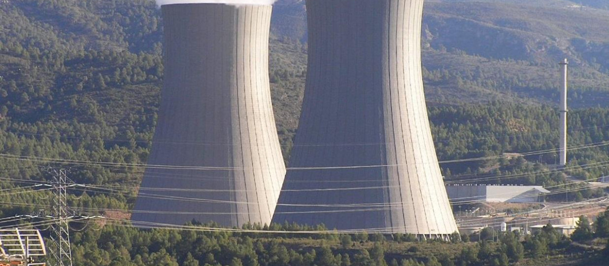 Una imagen de archivo de la central nuclear de Cofrentes, en Valencia