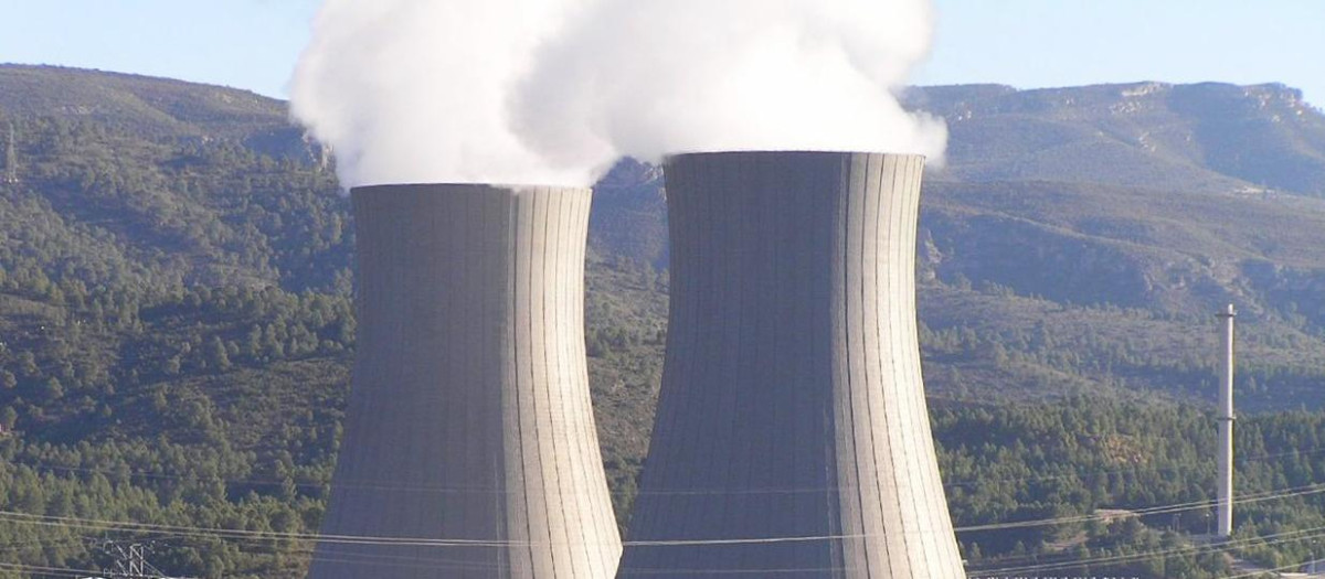 Una imagen de archivo de la central nuclear de Cofrentes, en Valencia