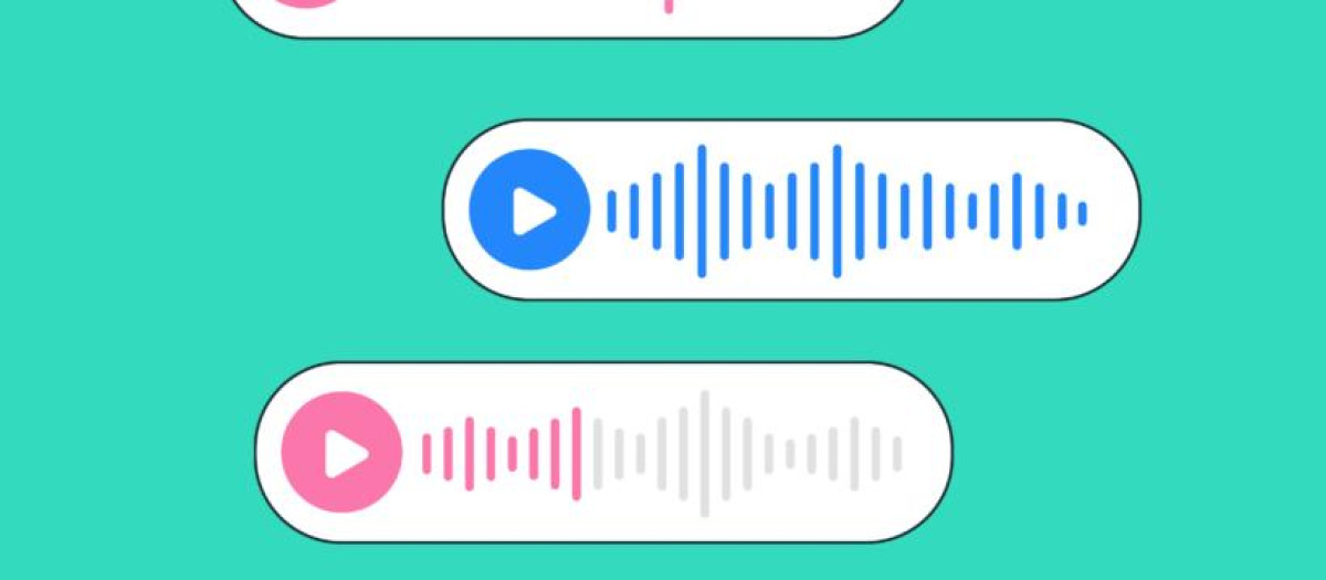 De media, enviamos o recibimos 5,5 audios al día
