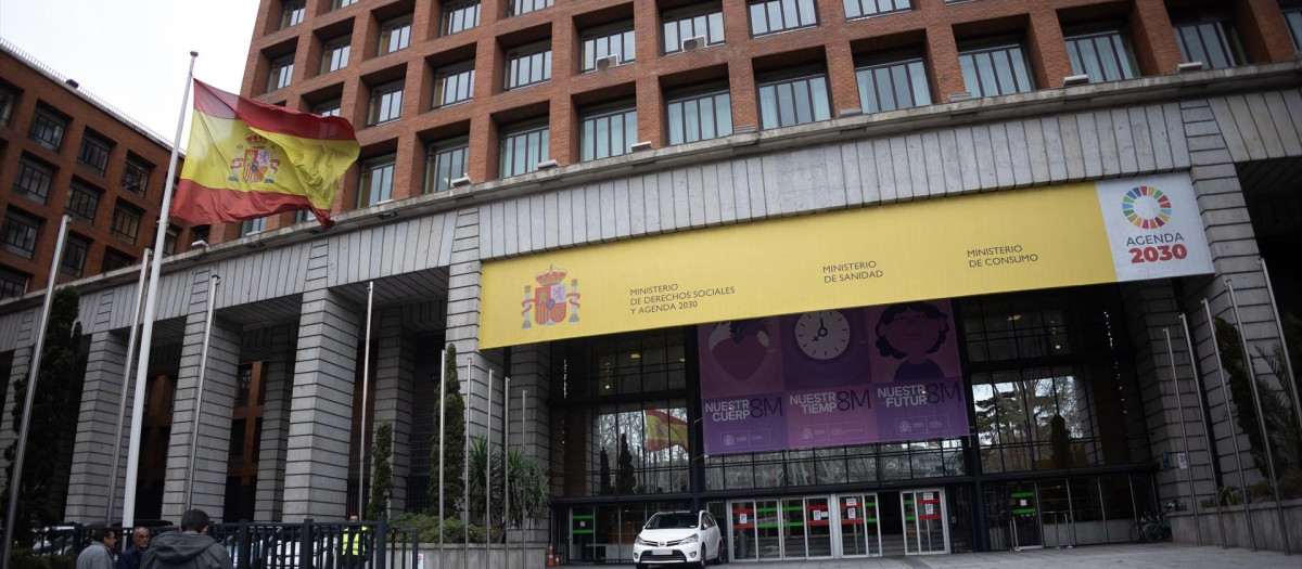 Fachada del Ministerio de Sanidad