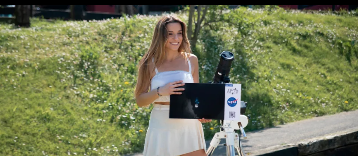 Cayetana Saiz, la astrógrafa que ha conseguido un reconocimiento de la NASA