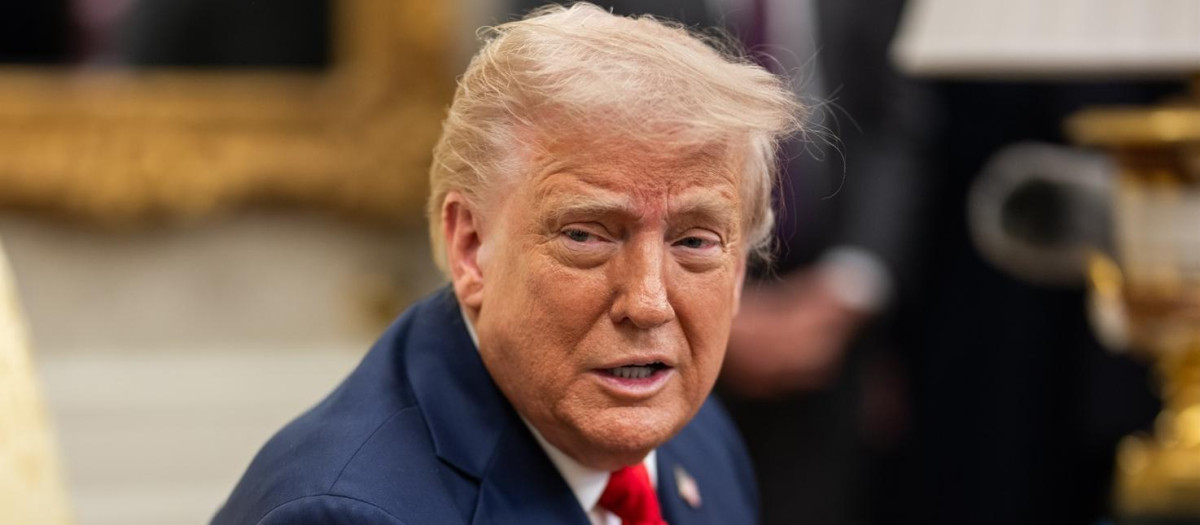 El presidente de EE.UU, Donald Trump, en el Despacho Oval