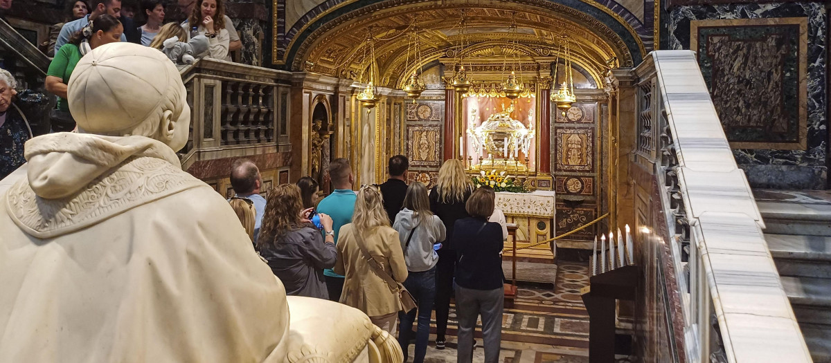 Interior de la Basílica Pontificia de Santa María la Mayor