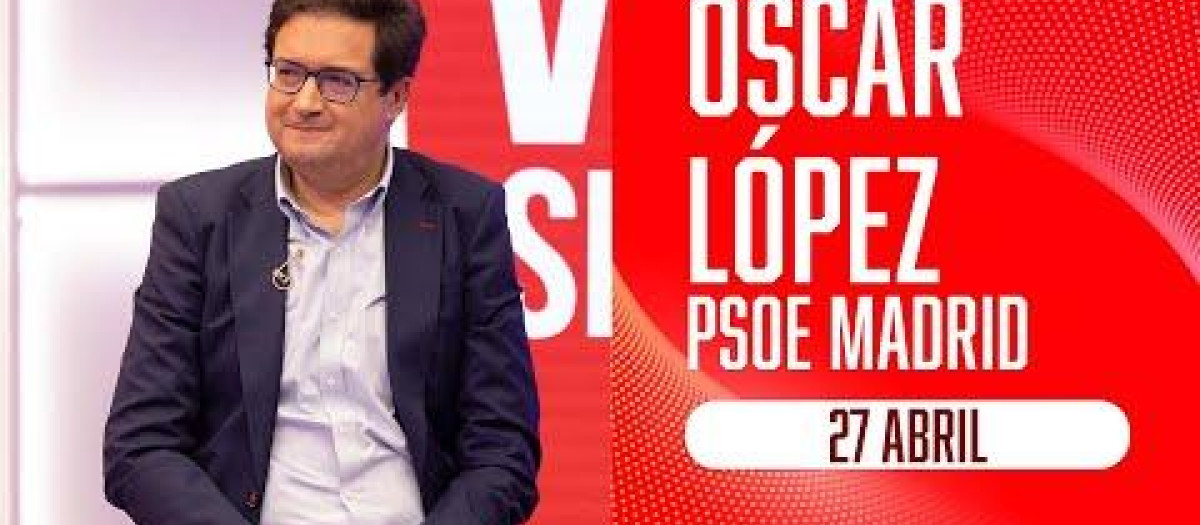 Óscar López en el Comité Regional PSOE Madrid