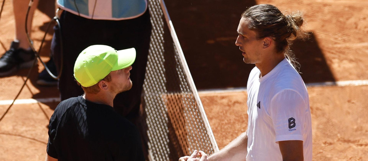 El español, Davidovich, tras caer eliminado ante Zverev
