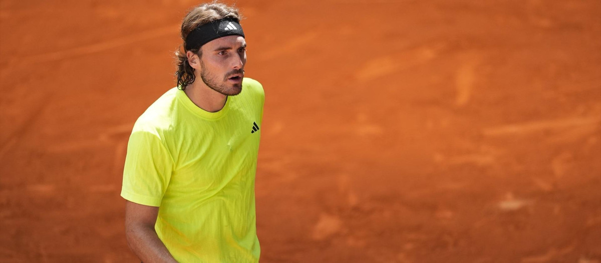 Stefanos Tsitsipas, en el Mutua Madrid Open