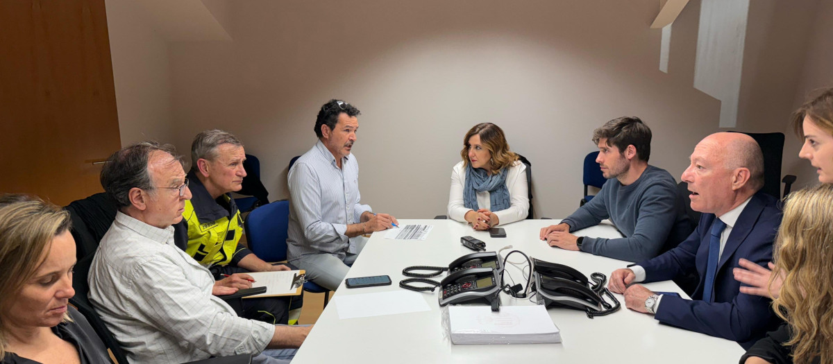 Reunión de Cecopal en Valencia con motivo del apagón generalizado en varios países de Europa