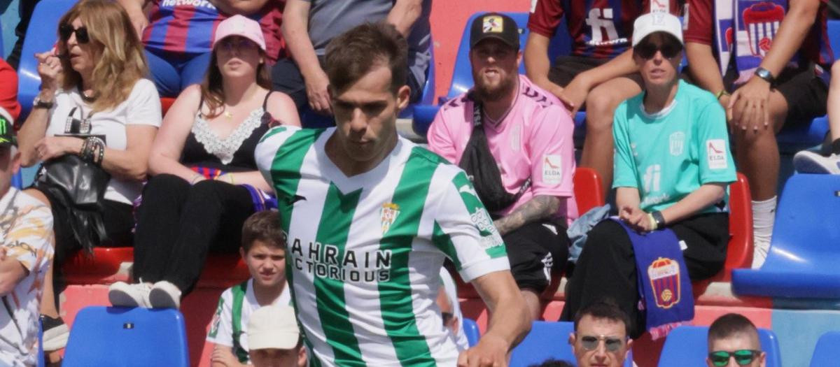 Yoldi en el partido ante el Eldense