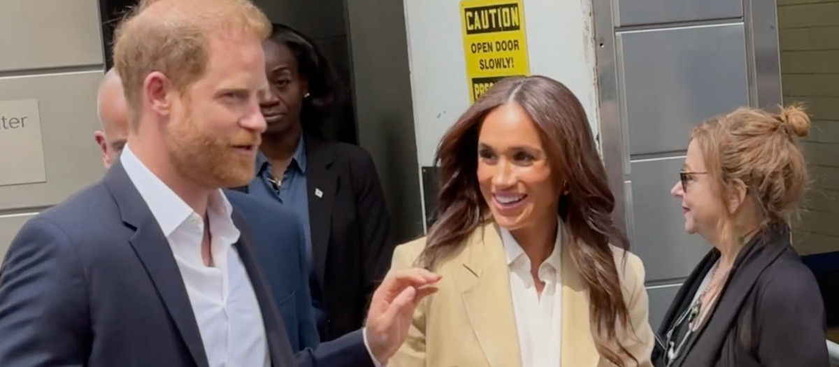 El Príncipe Harry y Meghan Markle, en Nueva York