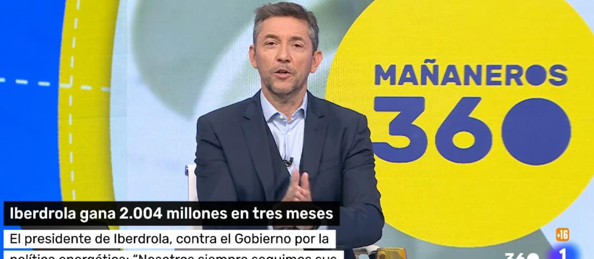 Javier Ruiz, este miércoles en Mañaneros 360
