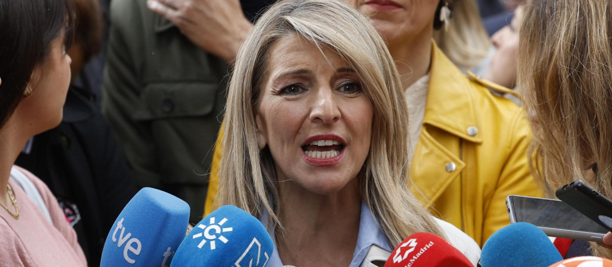 La ministra de Trabajo, Yolanda Díaz.