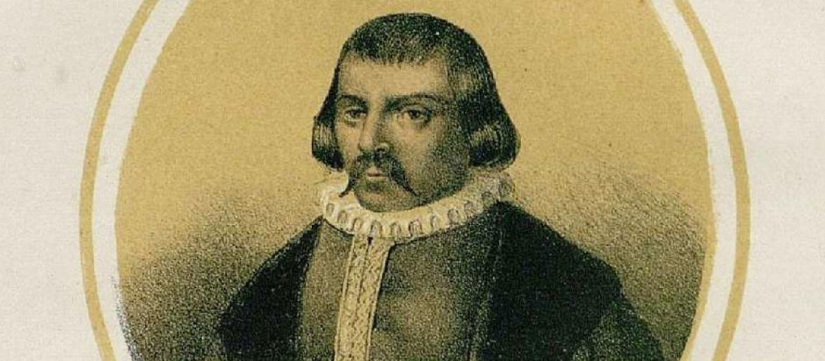 Juan Bravo. Imagen de "Los mártires de la libertad española"