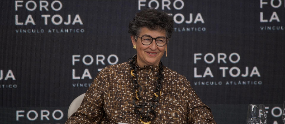 La exministra de Asuntos Exteriores Arancha González Laya, en el Foro La Toja.