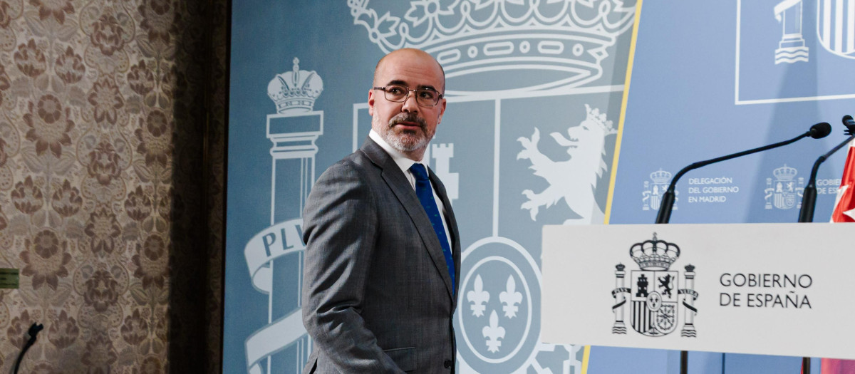 El delegado del Gobierno en Madrid, Francisco Martín