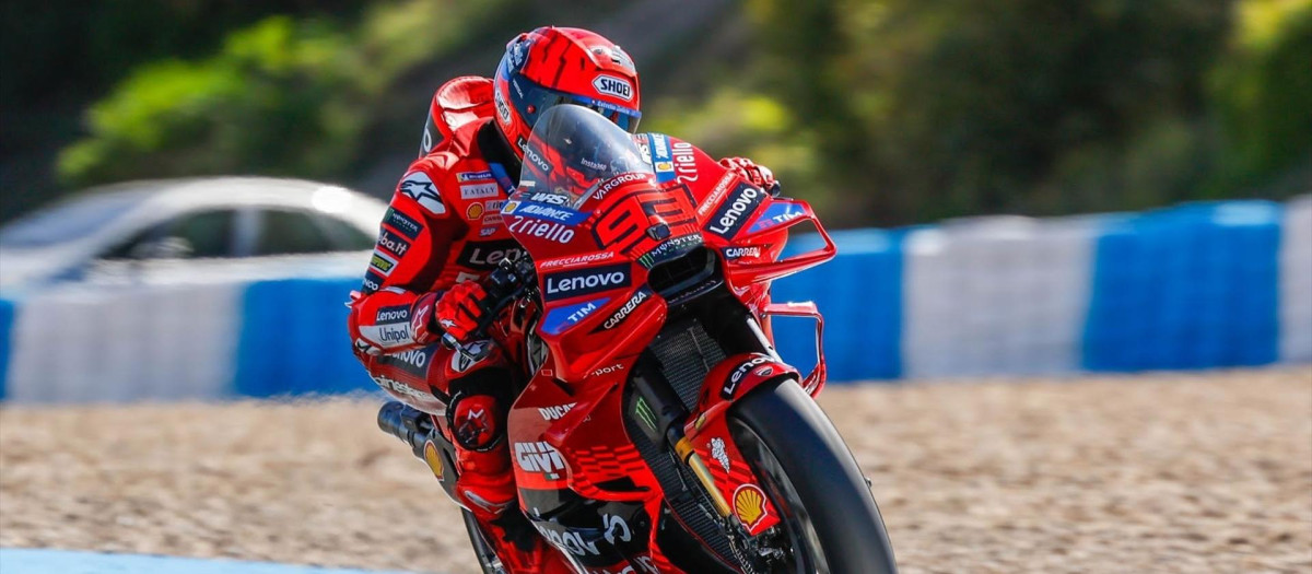 Marc Márquez en el Gran Premio de Jerez