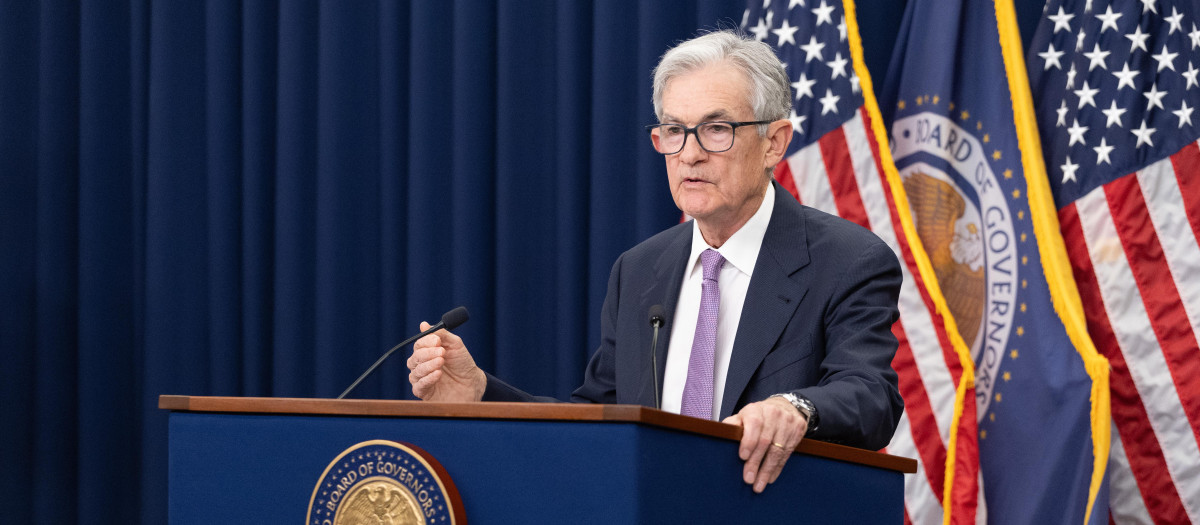 El presidente de la Reserva Federal de EE.UU., Jerome Powell